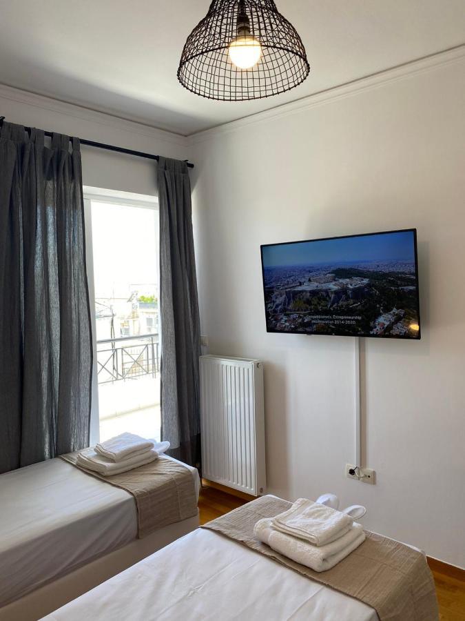 2 Bd Top Floor Aprt With Acropolis View Athen Exterior foto