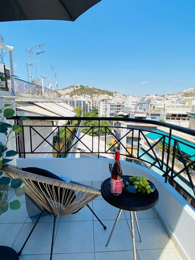 2 Bd Top Floor Aprt With Acropolis View Athen Exterior foto