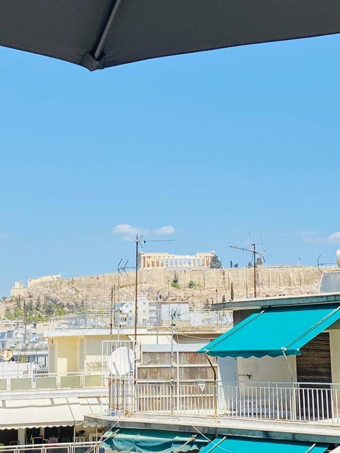 2 Bd Top Floor Aprt With Acropolis View Athen Exterior foto