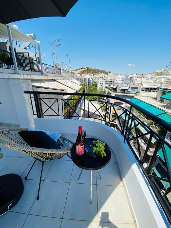 2 Bd Top Floor Aprt With Acropolis View Athen Exterior foto