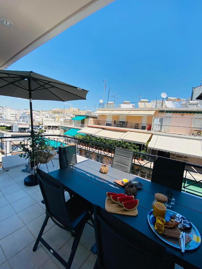 2 Bd Top Floor Aprt With Acropolis View Athen Exterior foto